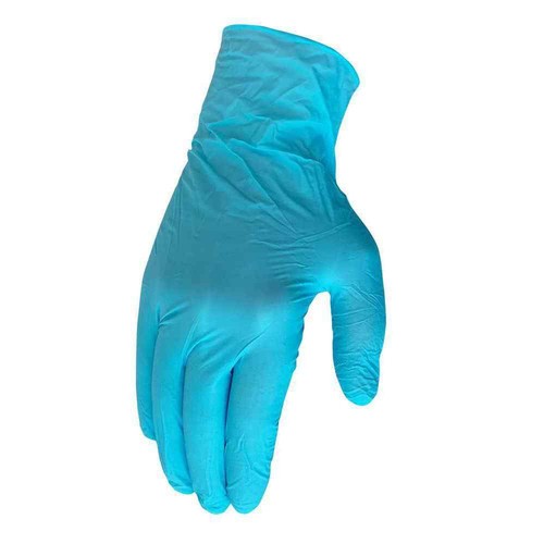 Blue 3.5 Mil Disposable Nitrile 1-Size Fits Most (100-Count) - Picture 3 of 11