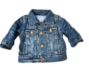 infant white jean jacket