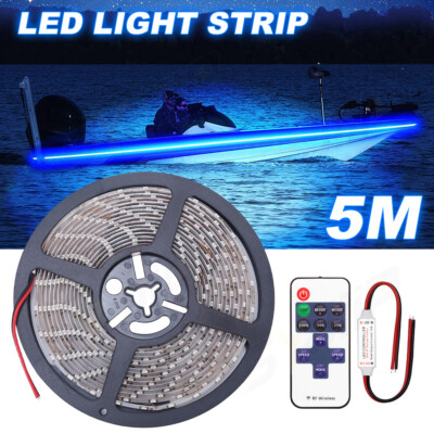 #ad 2pcs 12V Blue Waterproof Marine Led Light Courtesy amp; Utility Strip For Boats New $13.99