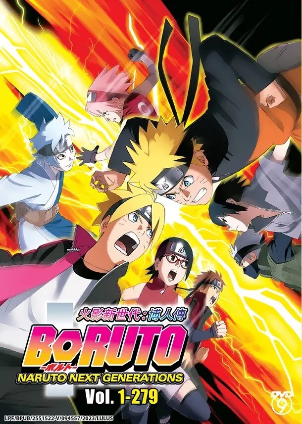 DVD Anime BORUTO: Naruto Next Generations TV Series (1-279 End) English*  All REG