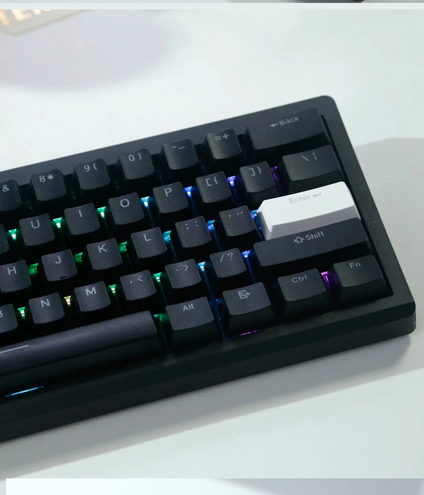 Hot Swap RGB Backlight Bluetooth Mechanical Keyboard with Gasket Structure and Wireless Connectivity