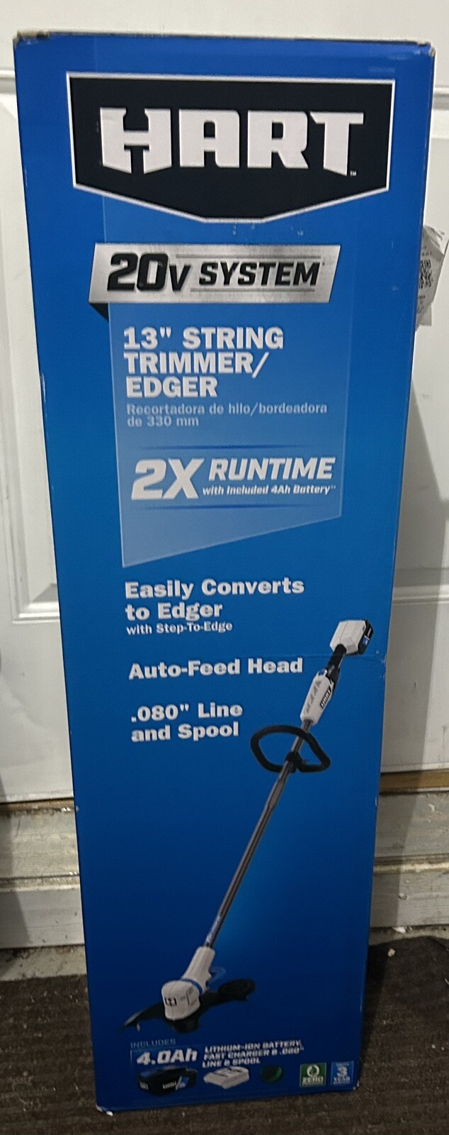 HART 2in1 Cordless Trimmer/Edger Weed Wacker ****Free Hand Vacuum