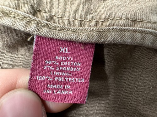 Vintage Gitano Womens XL Brown Cotton Jacket Button Front - Picture 6 of 8