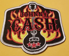 Johnny Cash American singer-songwriter Country Embroidered  Patch 3.5x3.5"