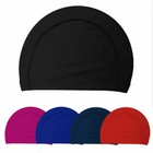 Easy Fit Adult Swimming Hat Cap Swim kid Mens Womens Unisex Nylon Spandex Fabric
