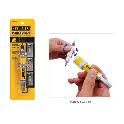 Genuine DeWALT DW2700 Drill Drive Complete Unit #6 Screwdriver & Countersink Bit - Picture 2 of 4