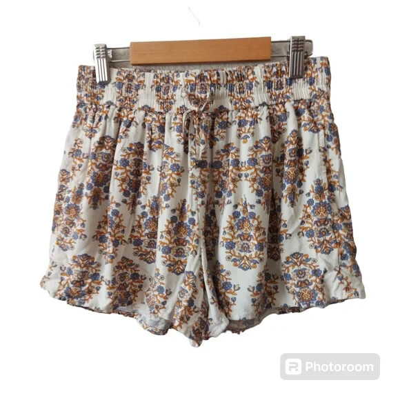 Express Flowy Short Elastic Drawstring Waist Pock… - image 1