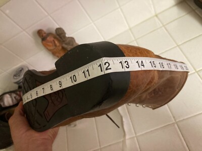 Ariat Mens ATS Heritage Lacer Boots Brown Pebbled Leather 11  display picture 2