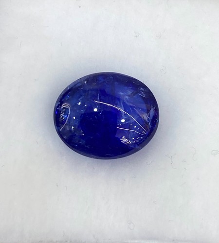 Violet Blue Tanzanite Cabochon, 21.45cts, cabochon for ring, tanzanite cocktail - Picture 8 of 8