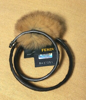 Authentic FENDI Fur Pom Pom Bracelet | eBay