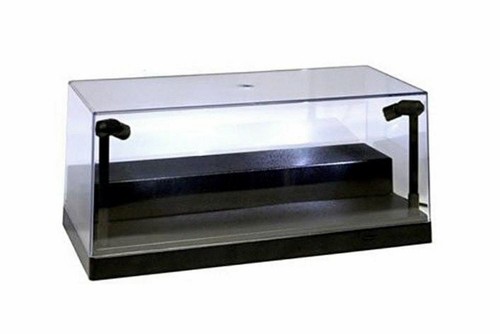 DIECAST CAR W/LED DISPLAY CASE 1964 1/2 FORD MUSTANG WHITE SHOWCASTS 73273 1/24 - 第 3/3 張圖片