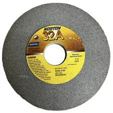 NEW OLD STOCK NORTON 32A 6"X 1/2"X1-1/4" 32A80-JVBE 66252836405 Grinding Wheel