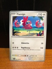 CARTA POKEMON FLAMIGO 165/198 SCARLATTO E VIOLETTO 2023 NON COMUNE ITA NUOVA