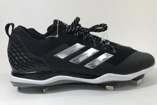 Adidas Spg 753001 Art B39181 Baseball Cleats Black White Silver SIZE 15 | eBay
