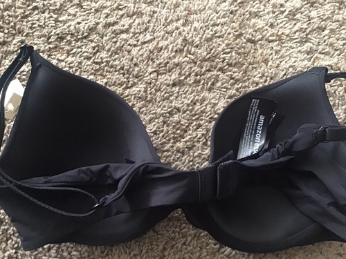 T-Shirt Bra 34B Black Amazon Essentials Underwire New With Tags - Picture 3 of 3