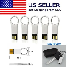 LOT 32GB 64GB USB 2.0 Memory Stick Metal Waterproof Flash U Disk Pen Thumb Drive