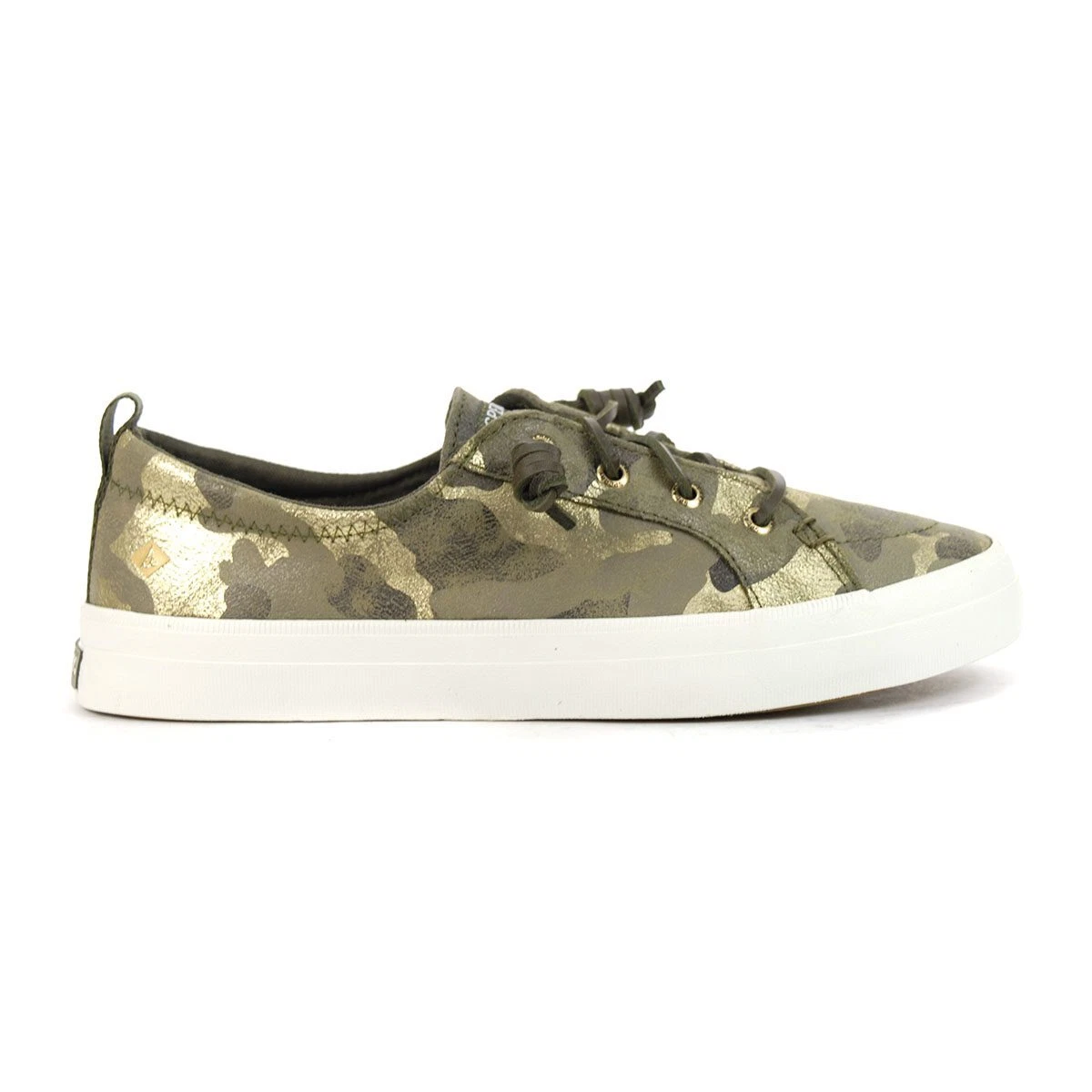 Sperry women's crest hotsell vibe leather sneakers