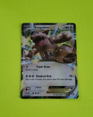 2014 Pokemon XY Flashfire #78 Kangaskhan EX HOLO R | eBay