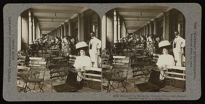 Photo:Balcony of the restaurant in the Kursaal, Scheveningen, Holland 1908