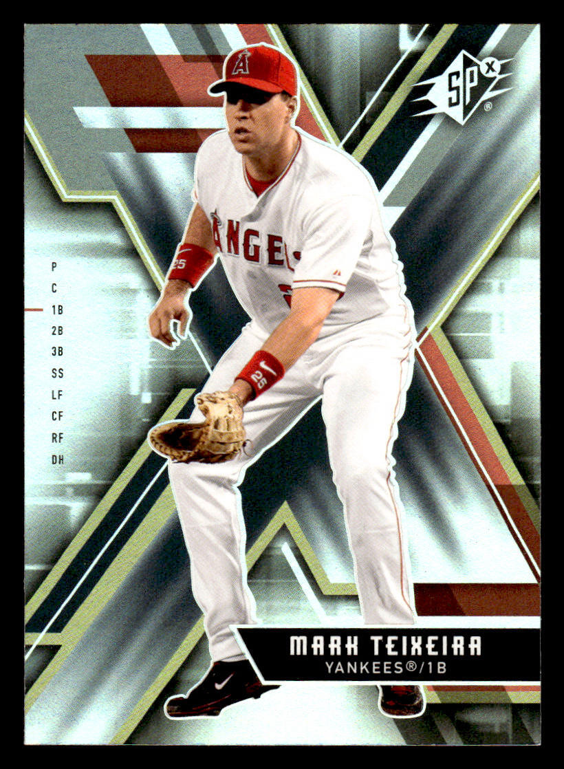 2009 SPx #86 Mark Teixeira Card New York Yankees