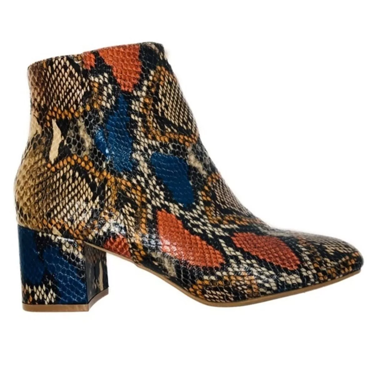 Bamboo hotsell snakeskin booties