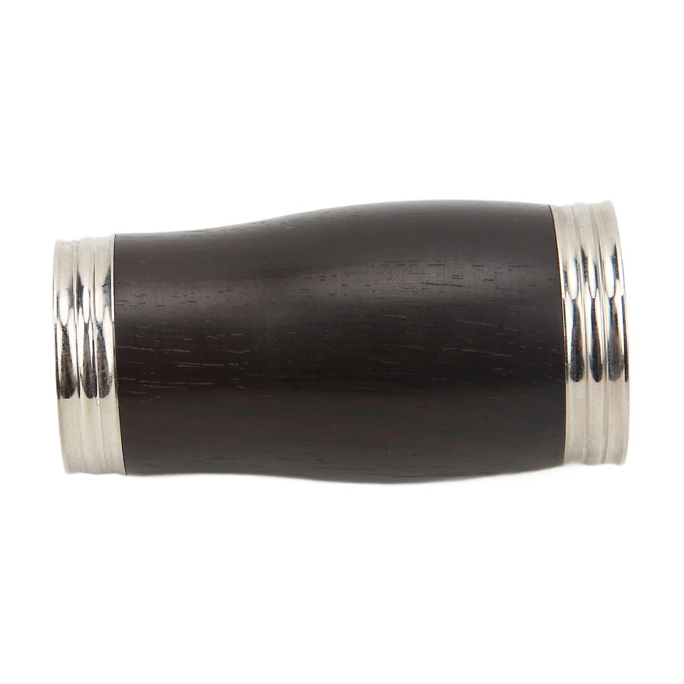 Barrel Metal Ring Ebony Black Silver Part