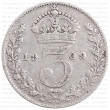 1902 to 1910 KING EDWARD VII SILVER THREEPENCE 3d - CHOOSE YOUR YEAR!