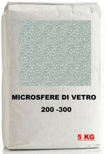 GRANIGLIA SACCO 5 KG MICROSFERE DI VETRO PER CABINA SABBIATRICE GRANA 200 - 300 