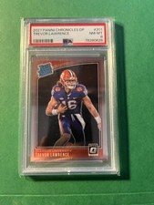 2021 Chronicles Draft Picks Trevor Lawrence Rated Rookie #201 PSA 8 Clemson