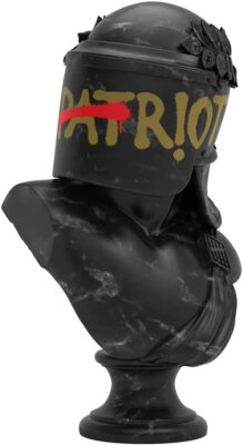 PatRIOT Abell Octovan Polystone Statue Büste Skulptur Figur Sammlerstück Kunst