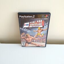 Fire Pro Wrestling Returns (Sony PlayStation 2, 2007) PS2 CIB Complete w/Manual!