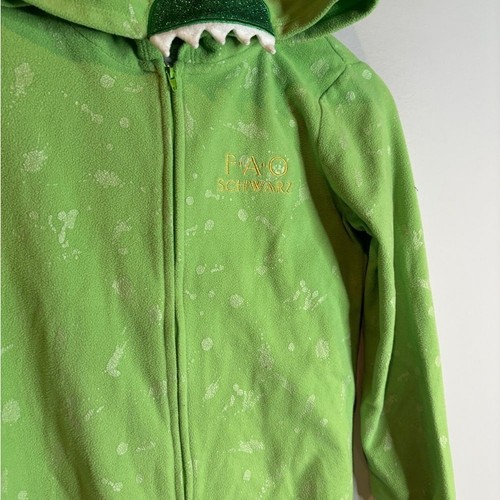 FAO Schwartz green dragon monster one piece pajama costume - Picture 2 of 4