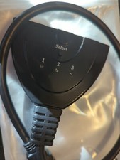 HDMI Switch,3 Port Switcher In 1 Out With High Speed Splitter Pigtail Cable