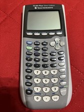Texas Instruments TI-84 Plus Graphing Calculator - Silver, WITHOUT COVER