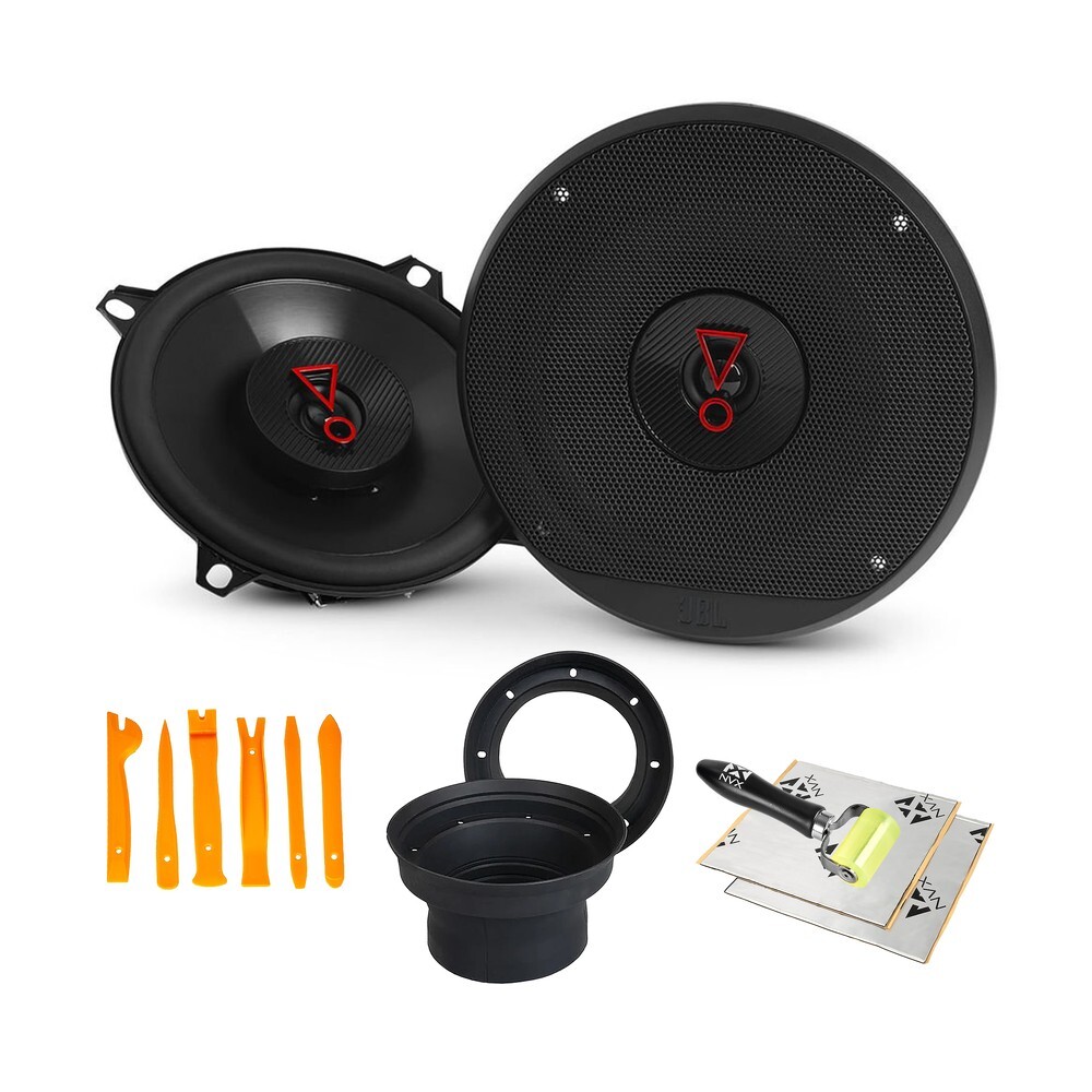 Автомобильные 2-полосные коаксиальные колонки JBL Stage3 527 мощностью 60 Вт 525 Вт с комплектом для установки NVX 2199000₽