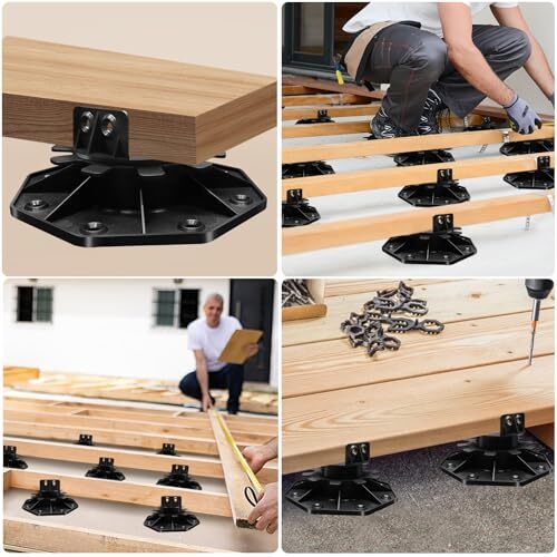Pack Deck Pedestals Deck Foundation Base Support for Floating Deck