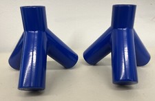 Design By Conran Candlesticks Pair 2 Blue Nice Decor Home 3.5” Tall