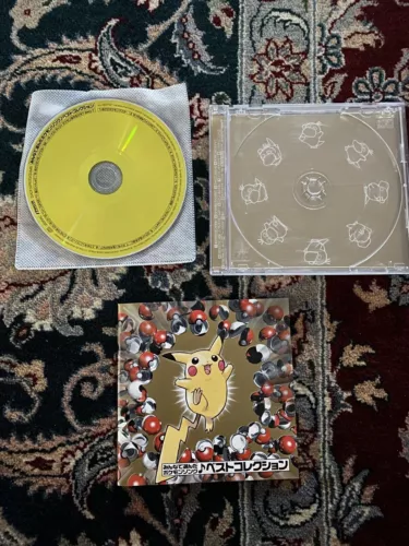 Pokemon Pikachu Best Collection CD Records 1998 Japan used