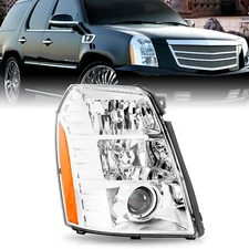 Right Passenger side Headlight For 2007-2014 Cadillac Escalade Headlamp Light RH