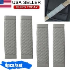 4Pcs Car Safety Seat Belt Shoulder Pad Cover Cushion Harness Comfortable Driving
