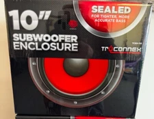 NEW Metra TCBX-110 TruConnex 10" Single Sealed Subwoofer Enclosure Car Sub Box