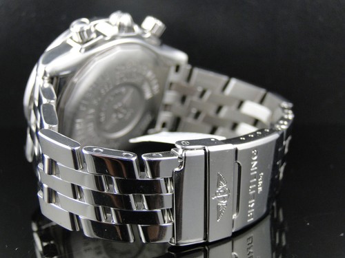 Custom Mens Windrider Breitling Evolution A13356 45 mm Diamond Watch 6 Ct - Picture 3 of 11