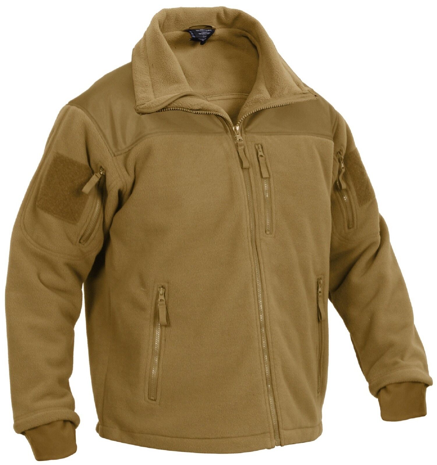 Флисовая мужская военная. Rothco куртка тактическая. Fleece Jacket Coyote Brown. Куртка тактическая цвет койот флис. Флисовая куртка Военная койот.