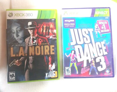 Xbox 360 L.A. Noire + Bonus Just Dance 3 Video Game