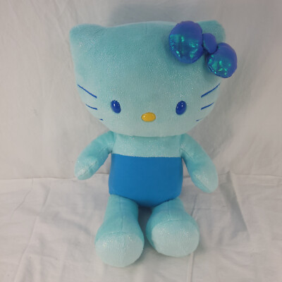Build a Bear Sanrio Hello Kitty Seafoam Shimmer 18'' Plush-Missing Tag