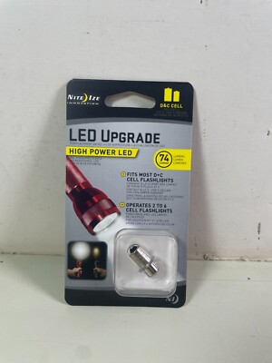 Nite Ize LED Upgrade 74 Lumen High Power LED Upgrade Kit C & D Cell Flashlights