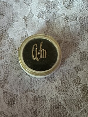Rare Alexandra de Markoff Vintage Eye Makeup Black Eyeliner / Mascara Compact