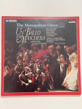 The Metropolitan Opera Un Ballo In Maschera Laserdisc 2 Disc