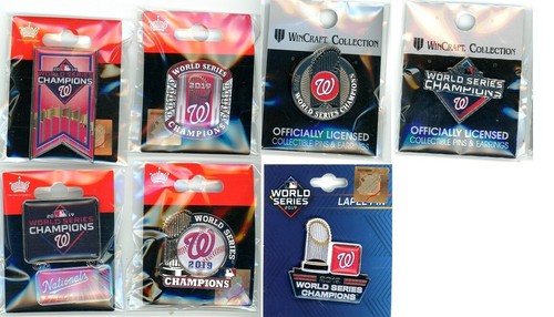 Nationals 2019 World Series Champions Pin Choice Choose NL Champs aminco psg 7 - 第 1/8 張圖片