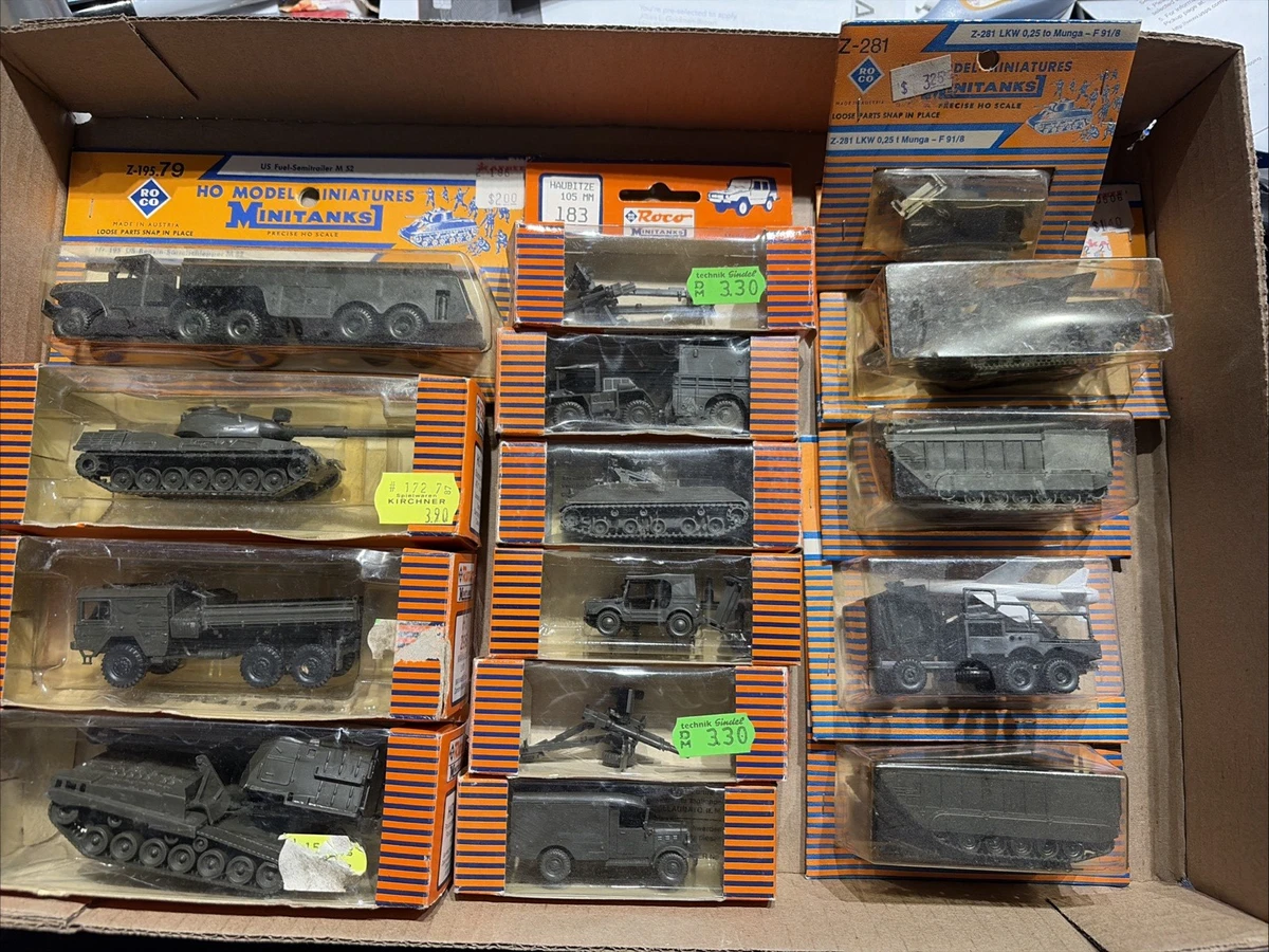 Roco 军用物品1:87 比例汽车模型、套件| eBay